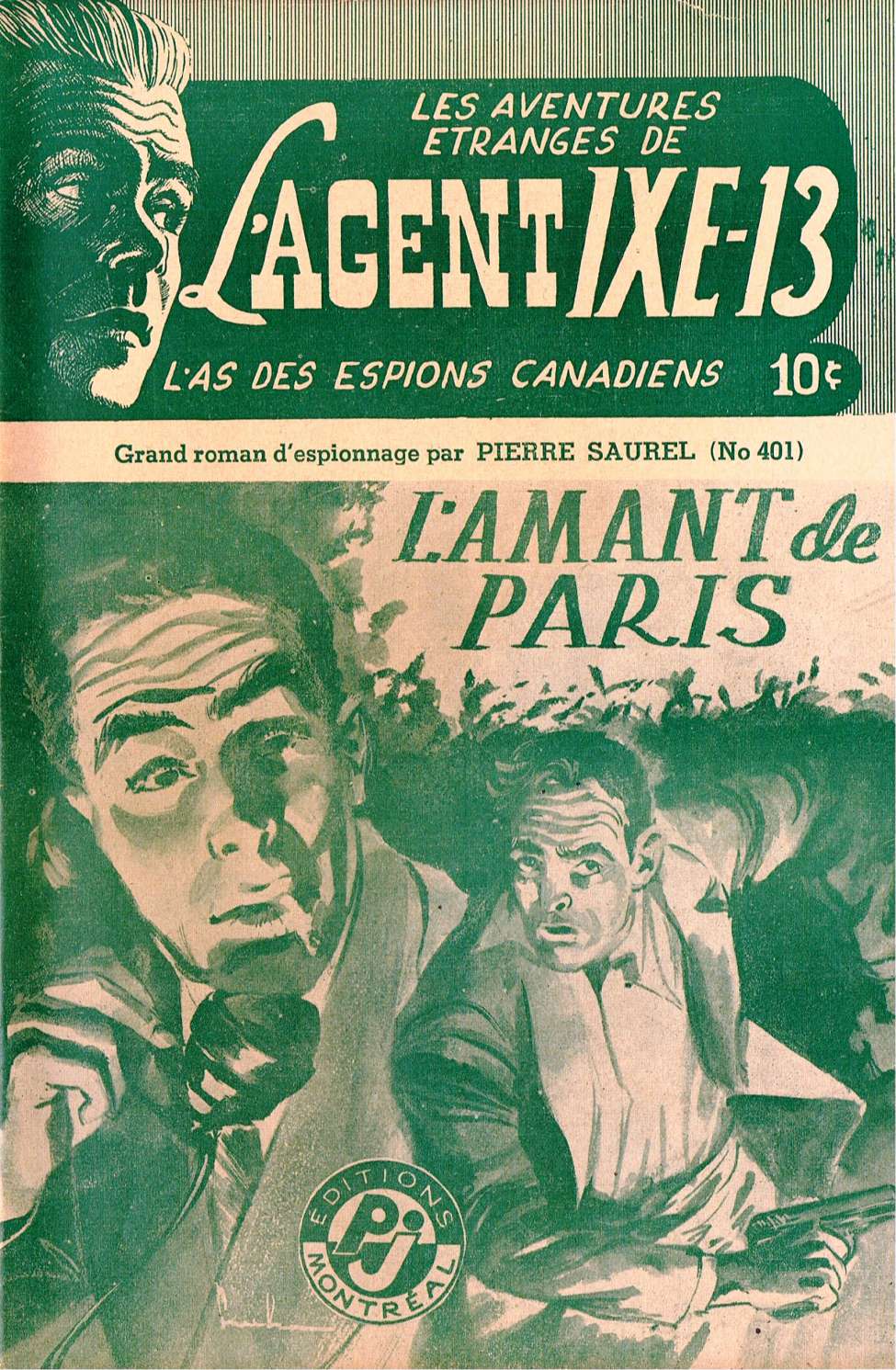 Book Cover For L'Agent IXE-13 v2 401 - L'amant de Paris