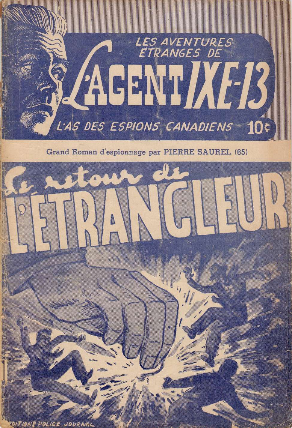 Comic Book Cover For L'Agent IXE-13 v2 65 - Le retour de l'étrangleur