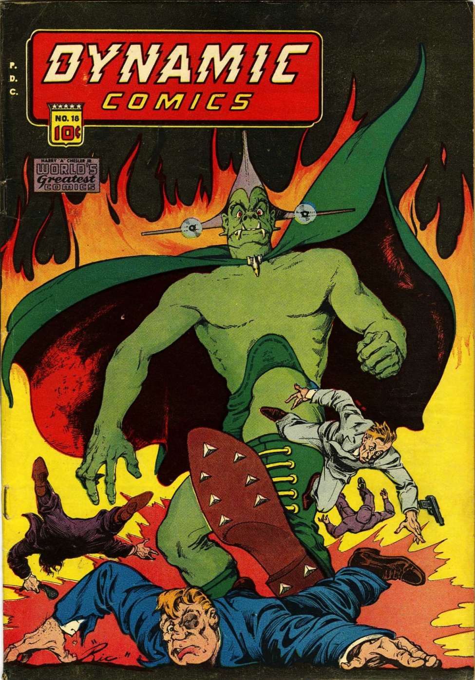 Comic Book Cover For Dynamic Comics 18