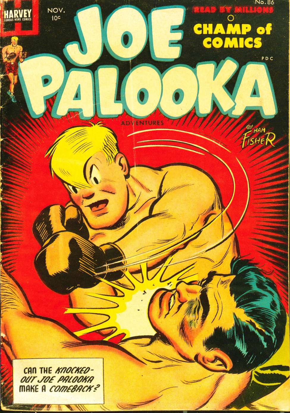 Book Cover For Joe Palooka Comics 86