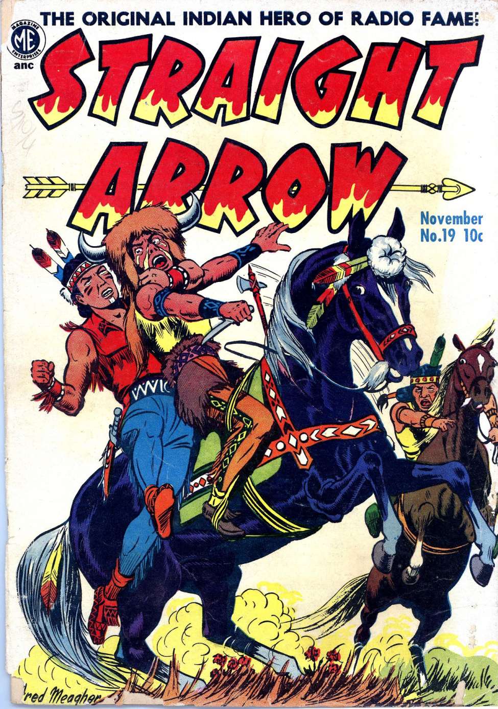Comic Book Cover For Straight Arrow 19