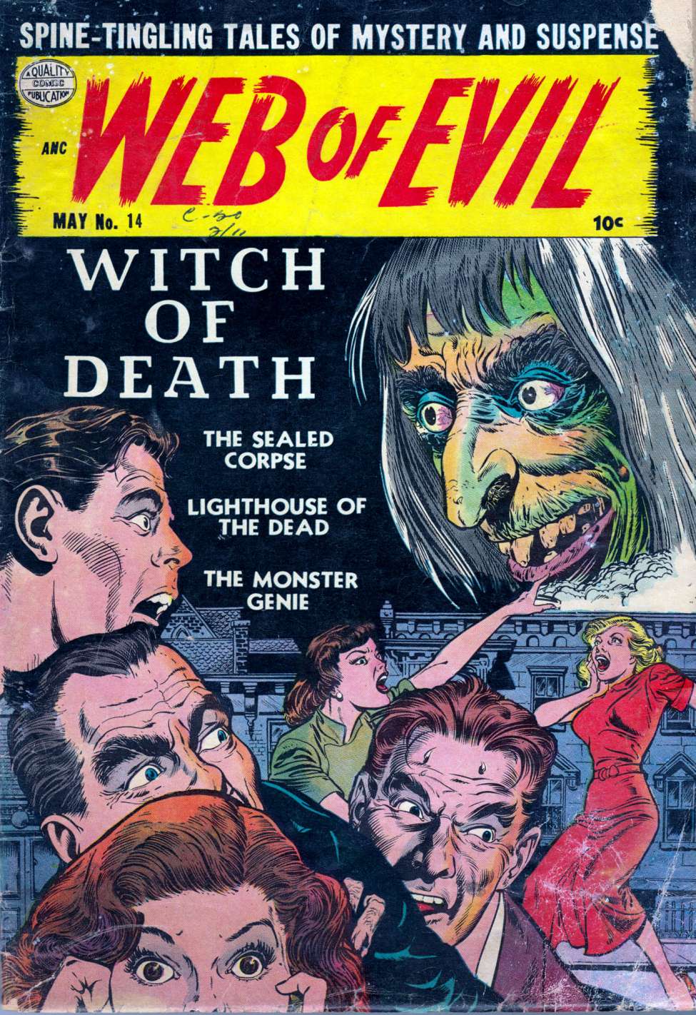 Comic Book Cover For Web of Evil 14