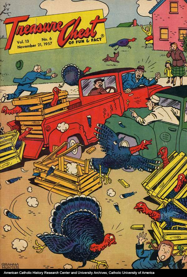 Comic Book Cover For Treasure Chest of Fun and Fact v13 6