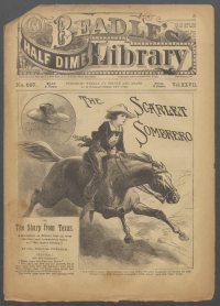 Large Thumbnail For Beadle's Half Dime Library 697 - The Scarlet Sombrero