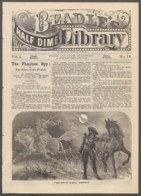Large Thumbnail For Beadle's Half Dime Library 19 - The Phantom Spy
