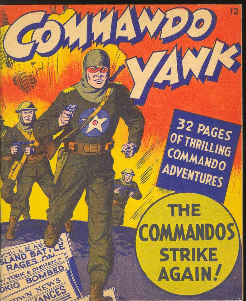 Comic Book Cover For Mighty Midget Comics - Commando Yank