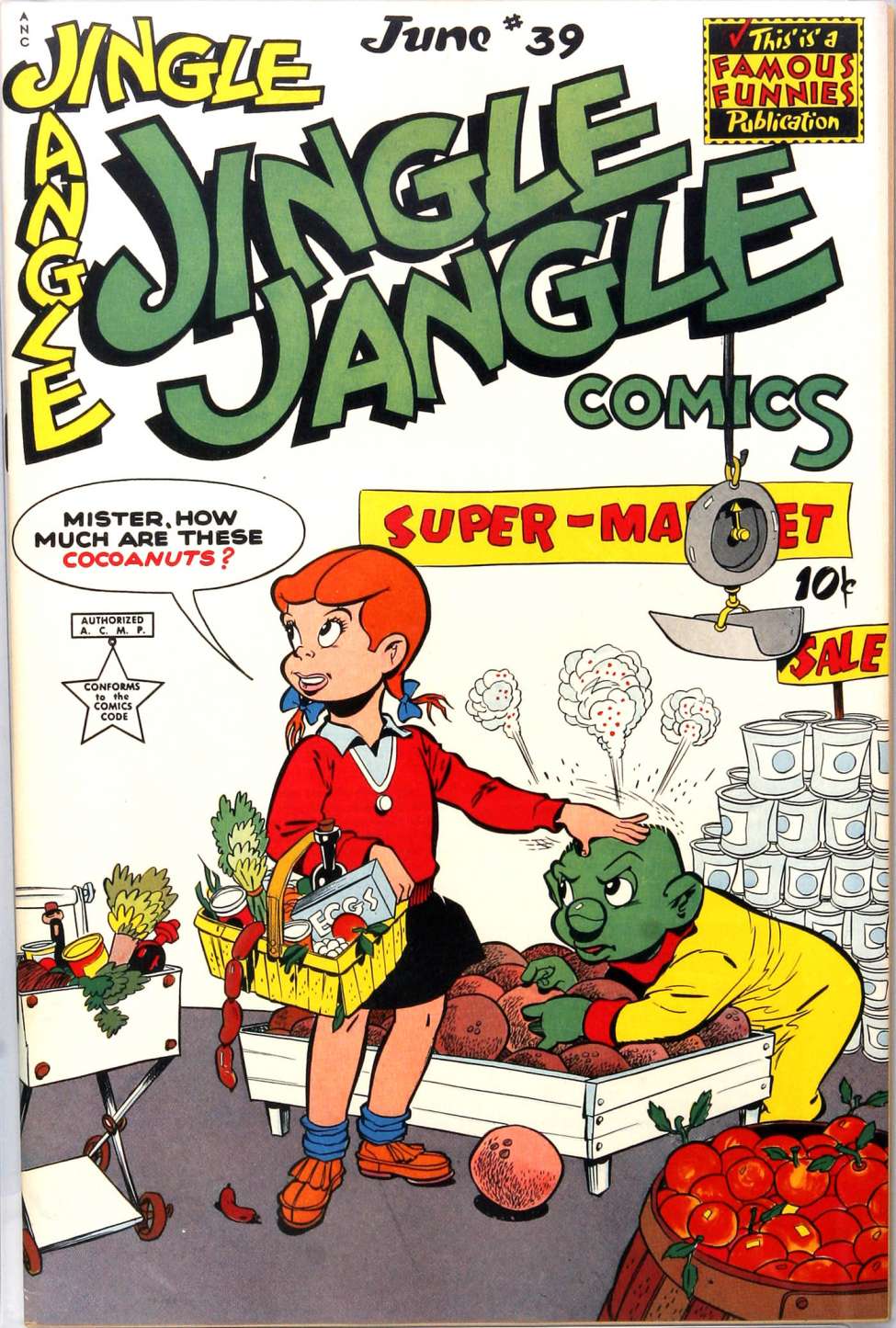 Book Cover For Jingle Jangle Comics 39