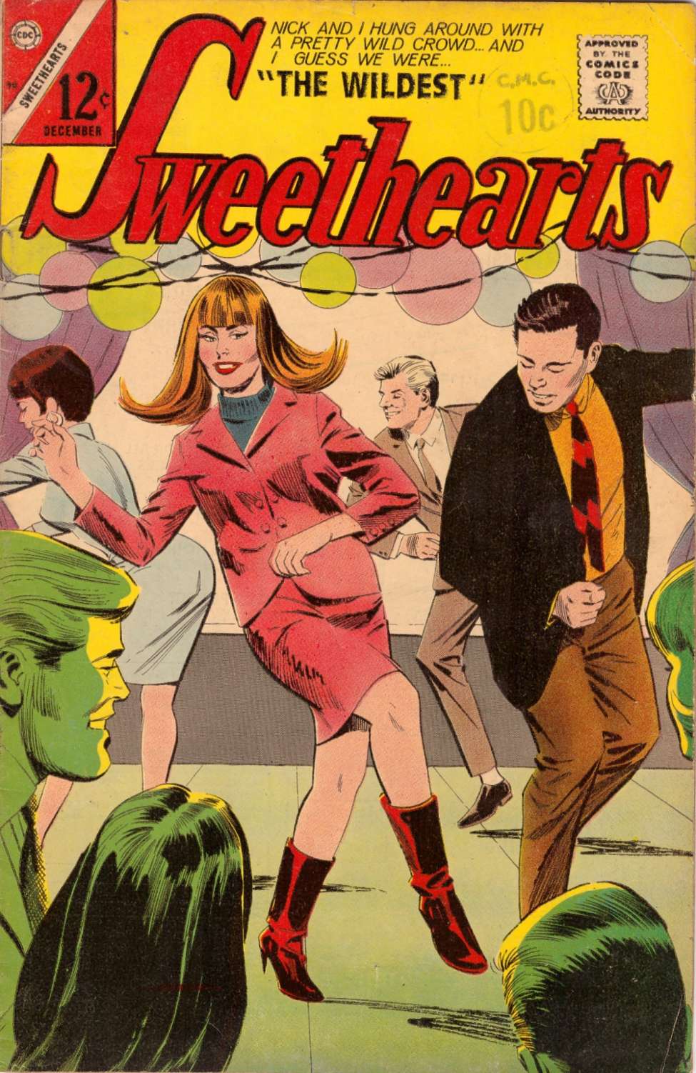Comic Book Cover For Sweethearts 90