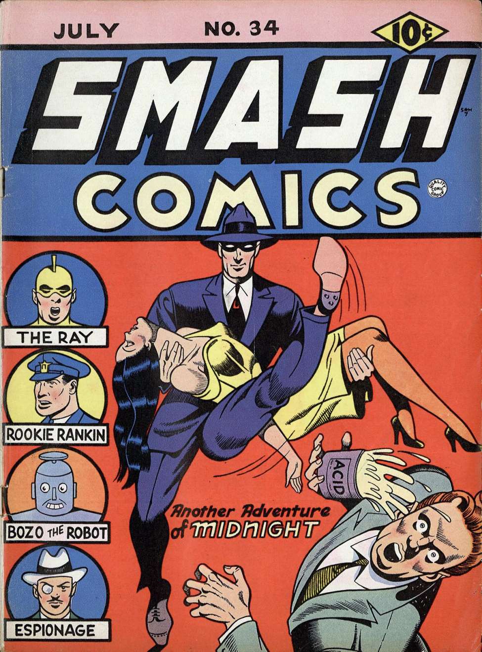 Book Cover For Smash Comics 34