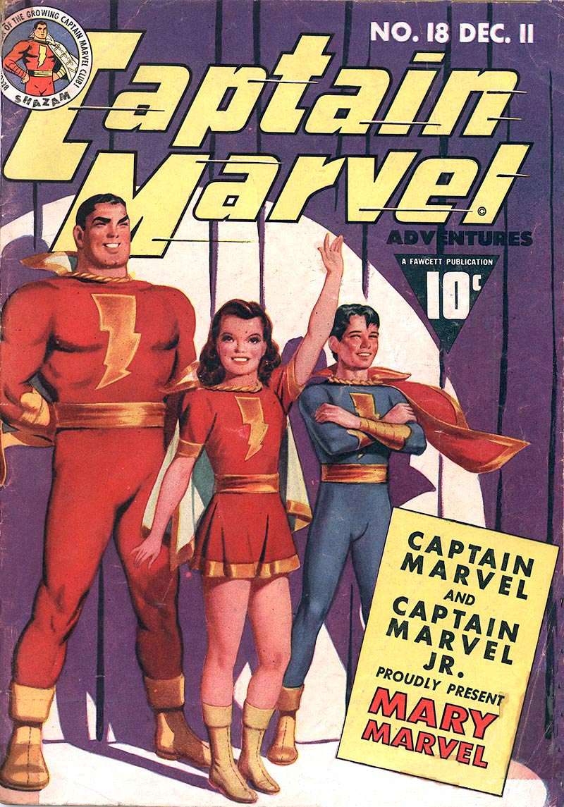 Book Cover For Captain Marvel Adventures 18