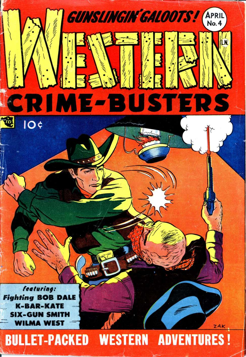 Comic Book Cover For Western Crime Busters 4 (alt) - Version 2