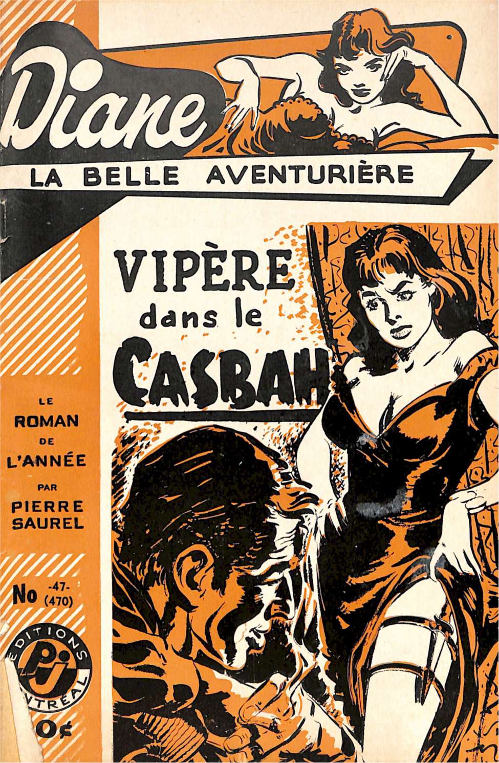 Comic Book Cover For Diane, La Belle Aventuriere 47 - Vipère dans la casbah