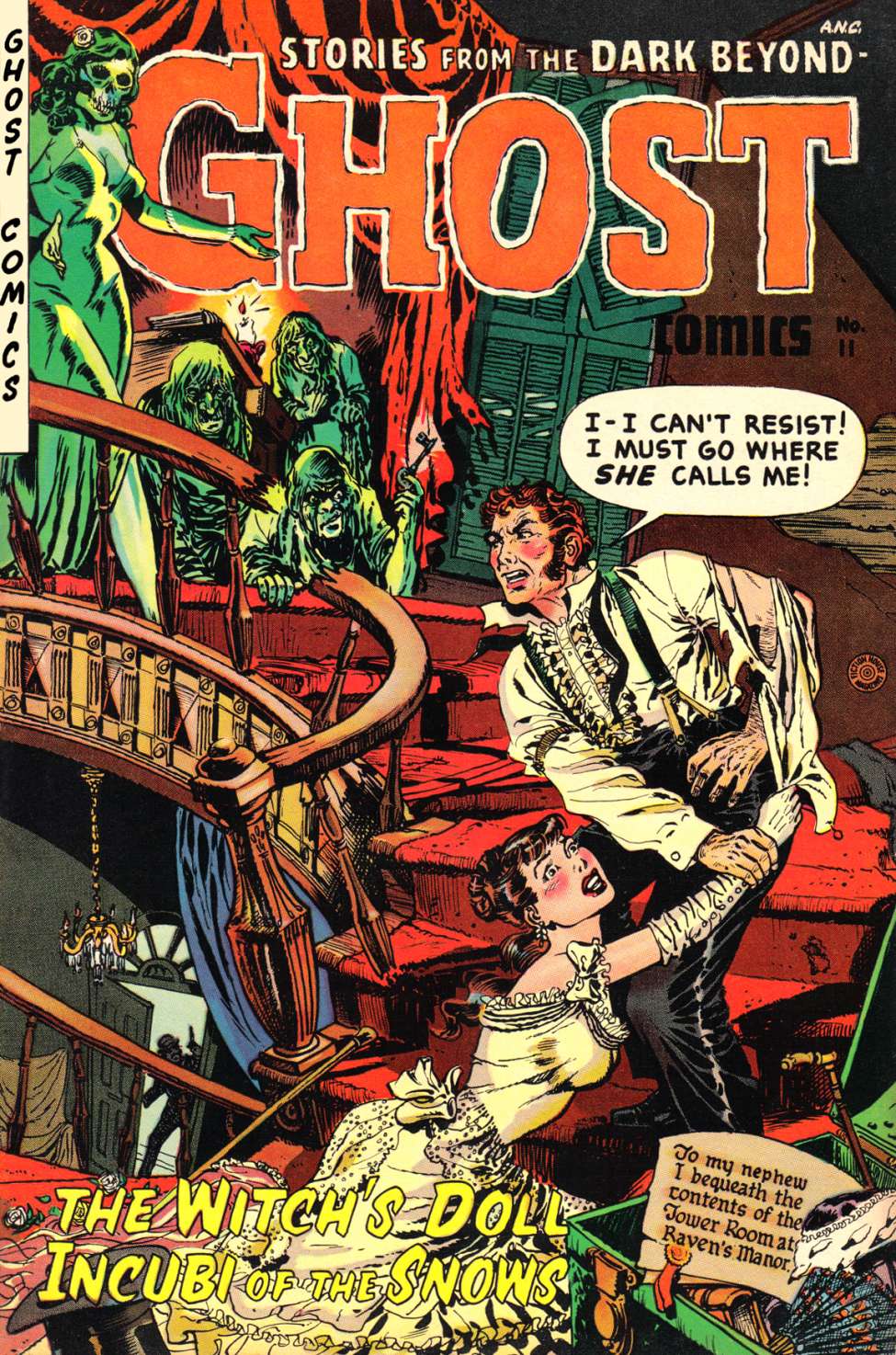 Comic Book Cover For Ghost Comics 11