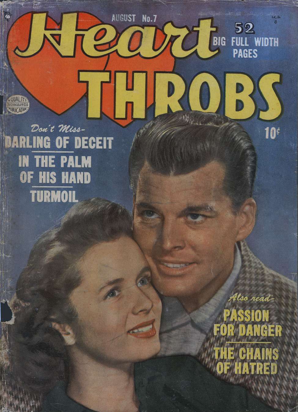 Comic Book Cover For Heart Throbs 7