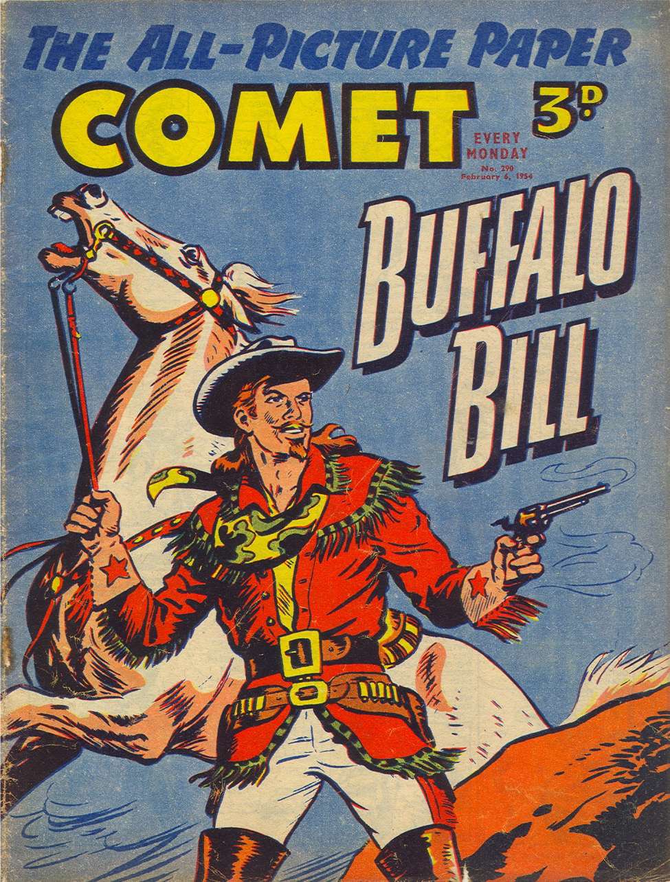 Comic Book Cover For The Comet 290
