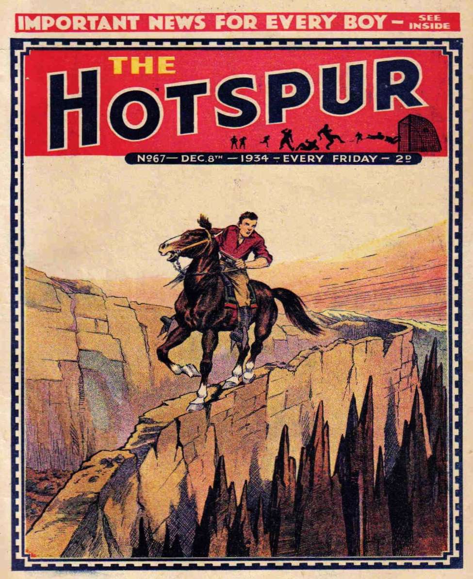 Comic Book Cover For The Hotspur 67
