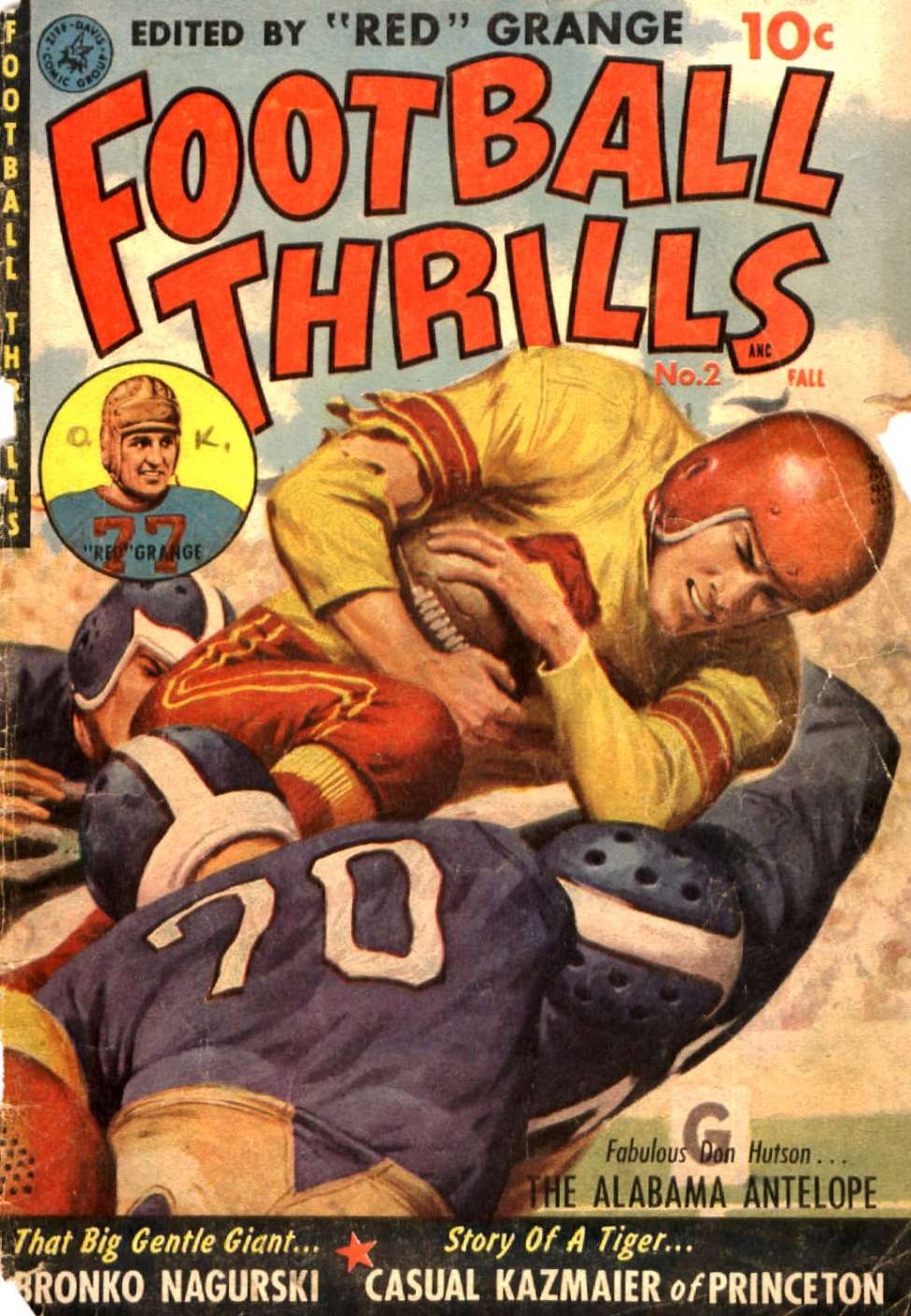 Book Cover For Football Thrills 2
