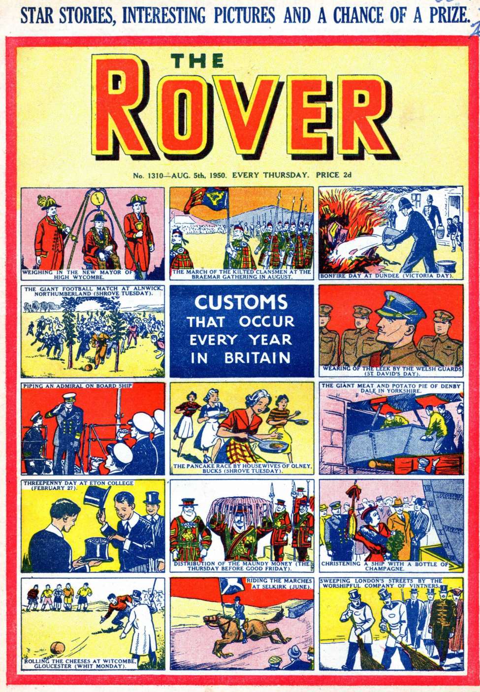 Comic Book Cover For The Rover 1310