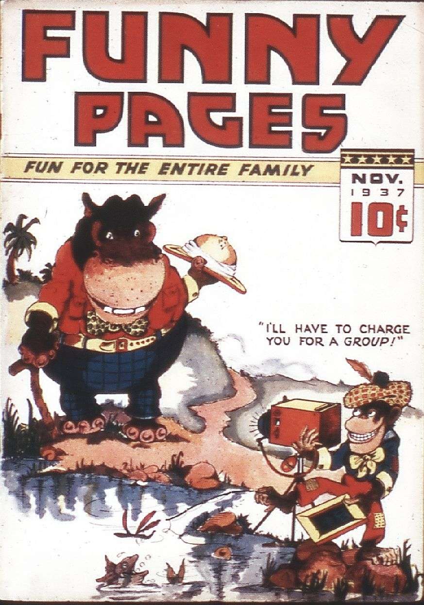 Comic Book Cover For Funny Pages v2 3 (fiche)
