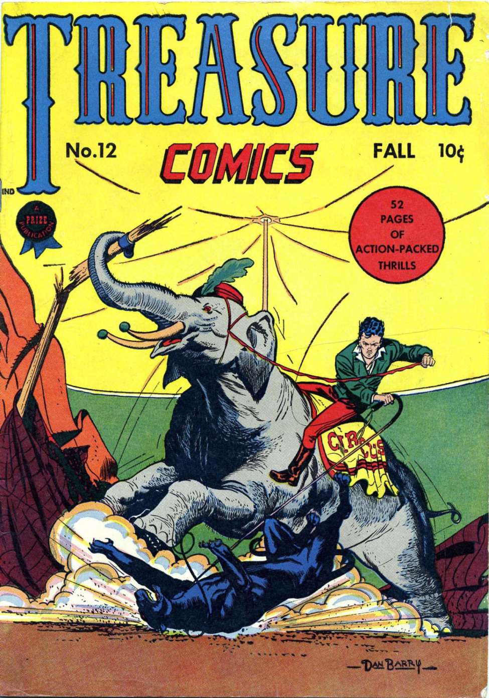 Comic Book Cover For Treasure Comics 12