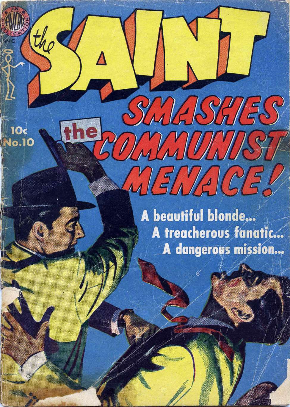 Comic Book Cover For The Saint 10