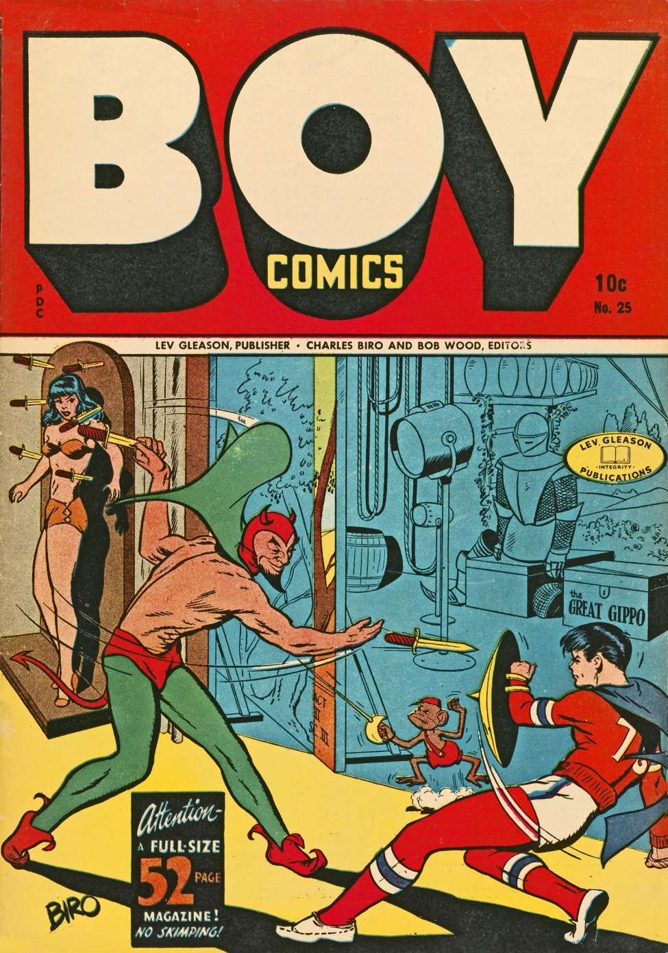 Comic Book Cover For Boy Comics 25 - Version 2