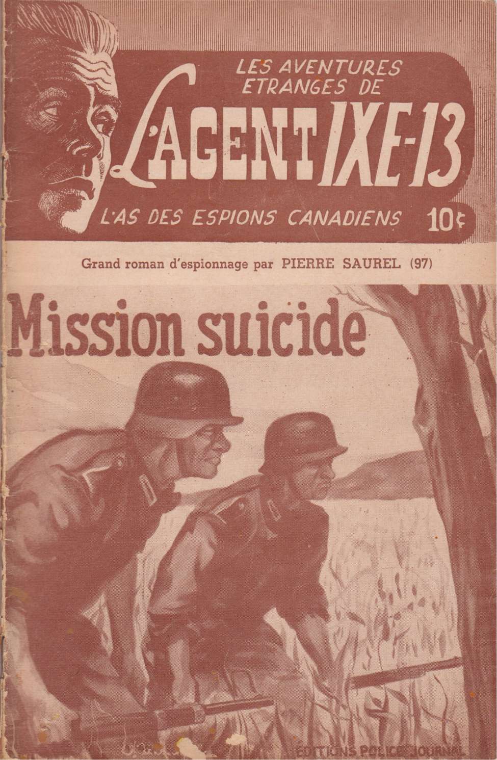 Comic Book Cover For L'Agent IXE-13 v2 97 - Mission suicide