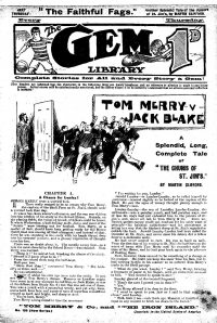Large Thumbnail For The Gem v2 159 - Tom Merry v Jack Blake