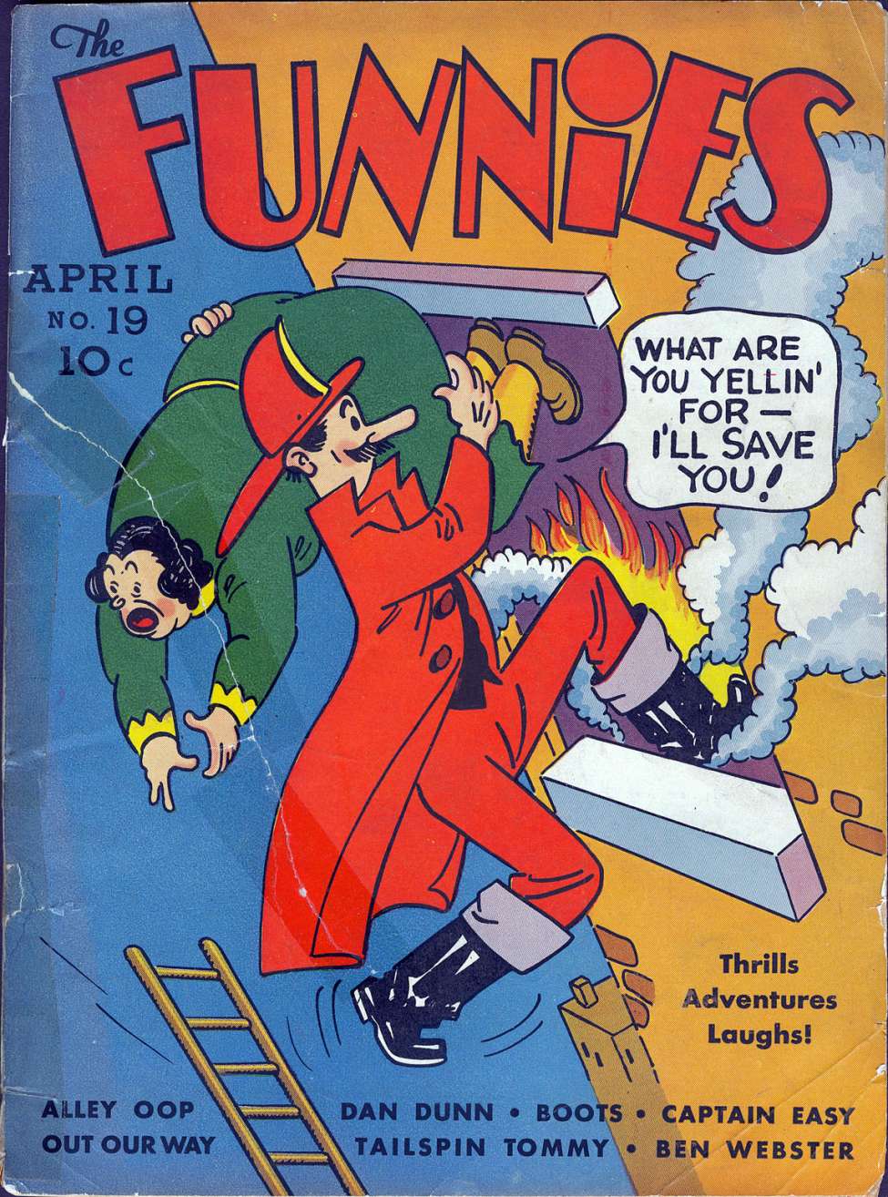 Comic Book Cover For The Funnies 19
