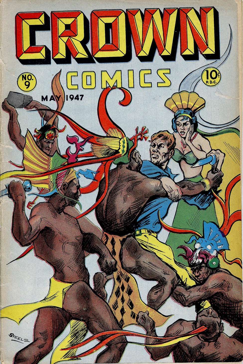 Comic Book Cover For Crown Comics 9
