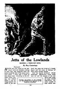 Large Thumbnail For Astounding Serial - Jetta of the Lowlands - R Cummings
