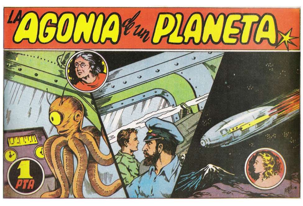 Comic Book Cover For María Cortés y la Dra. Alden 8 - La agonía de un planeta
