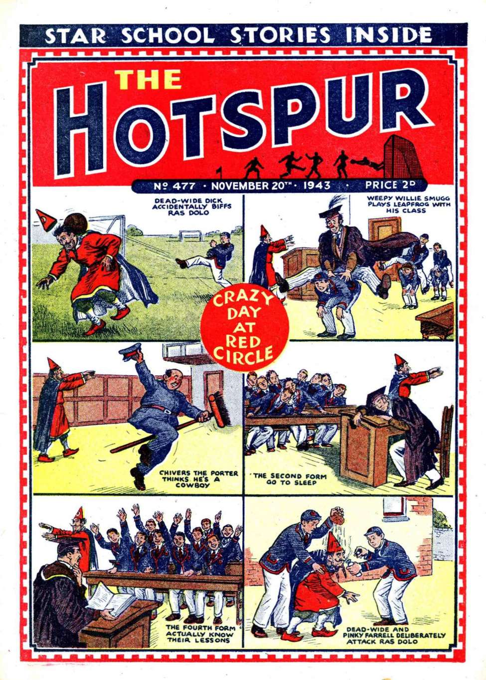 Comic Book Cover For The Hotspur 477