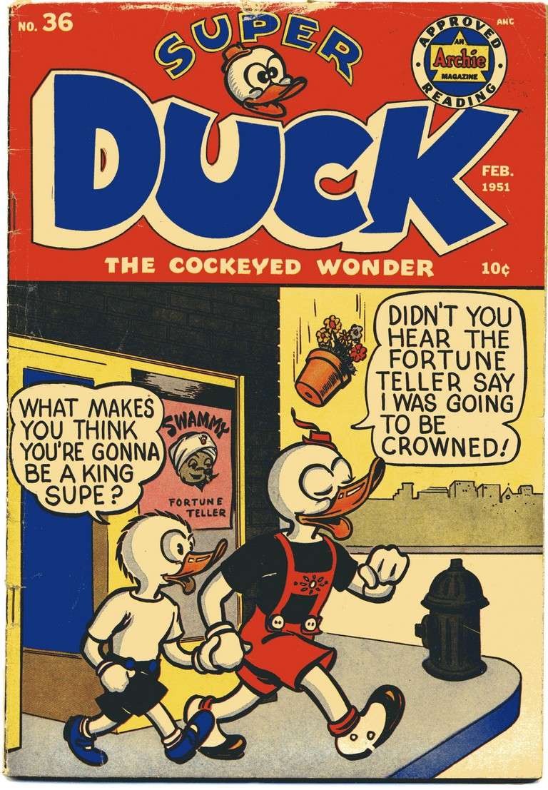 Book Cover For Super Duck 36