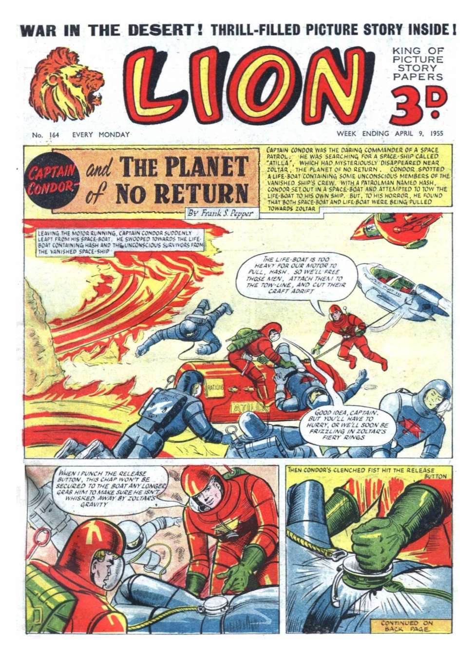 Comic Book Cover For Lion 164