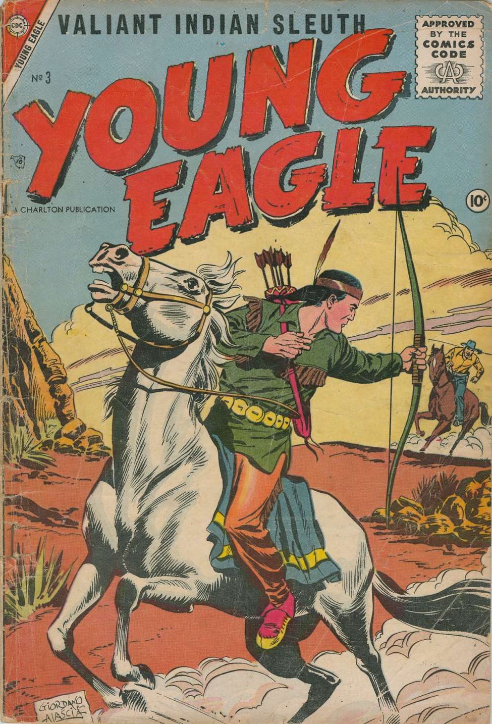 Comic Book Cover For Young Eagle 3