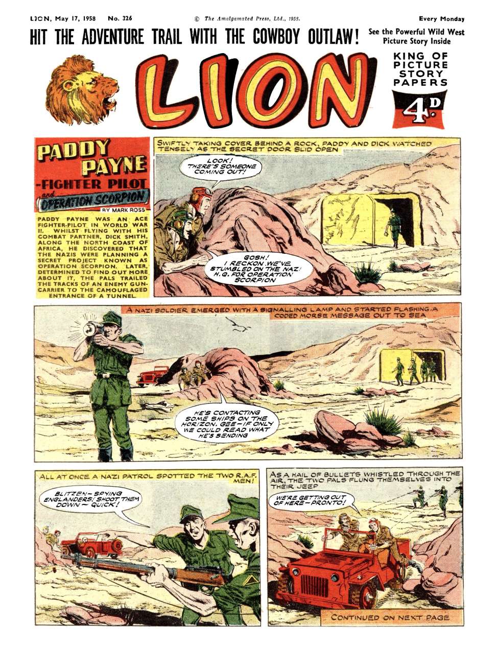 Book Cover For Lion 326