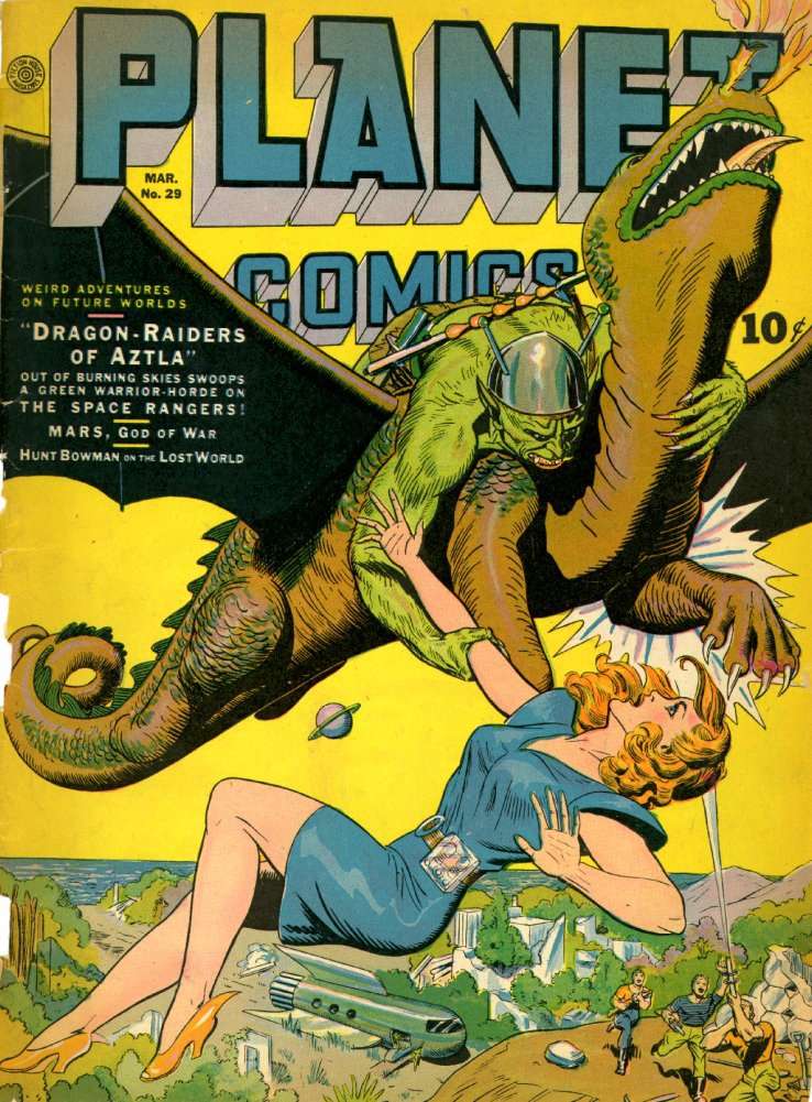 Comic Book Cover For Planet Comics 29