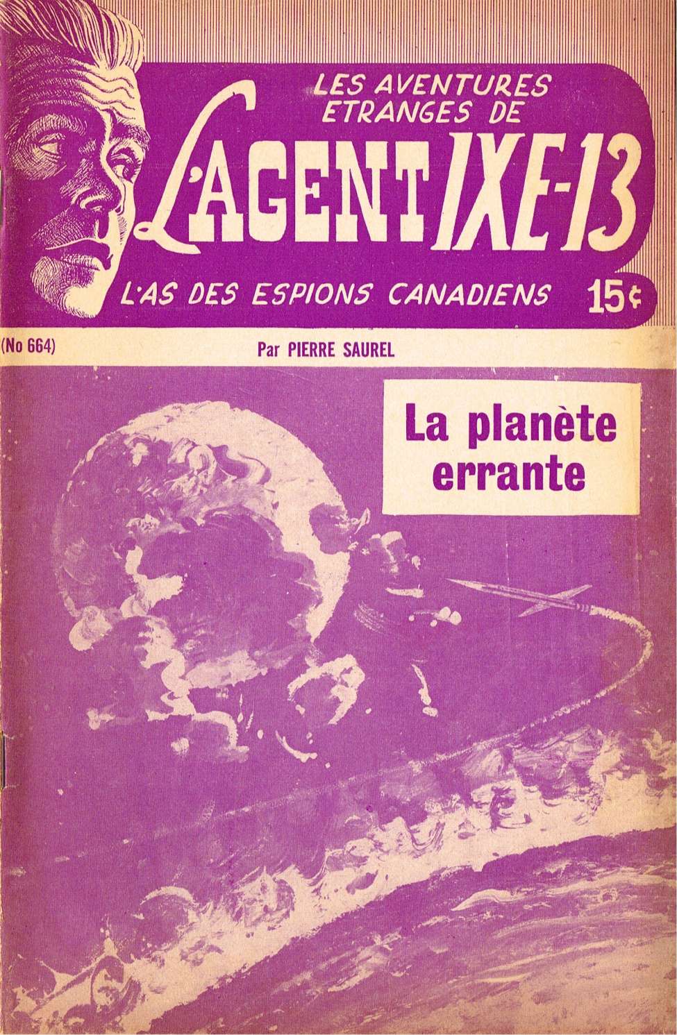 Book Cover For L'Agent IXE-13 v2 664 - La planète errante