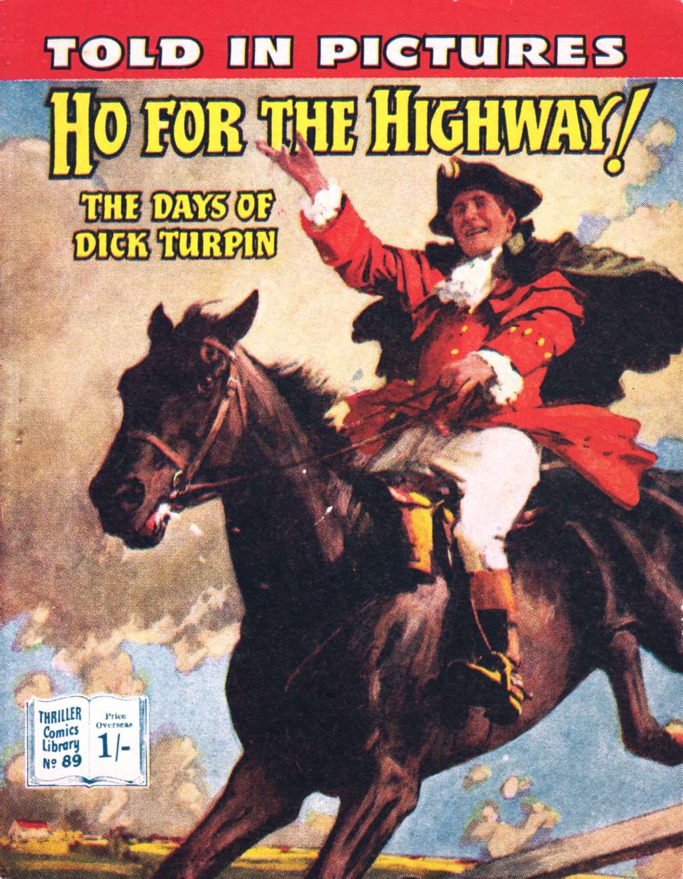 Book Cover For Thriller Comics Library 89 - Ho For The Highway!