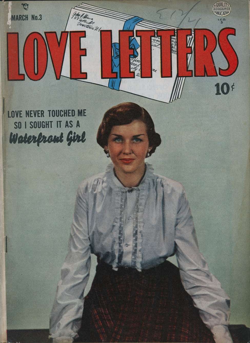 Comic Book Cover For Love Letters 3