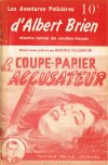 Cover For Albert Brien v2 34 - Le coupe-papier accusateur