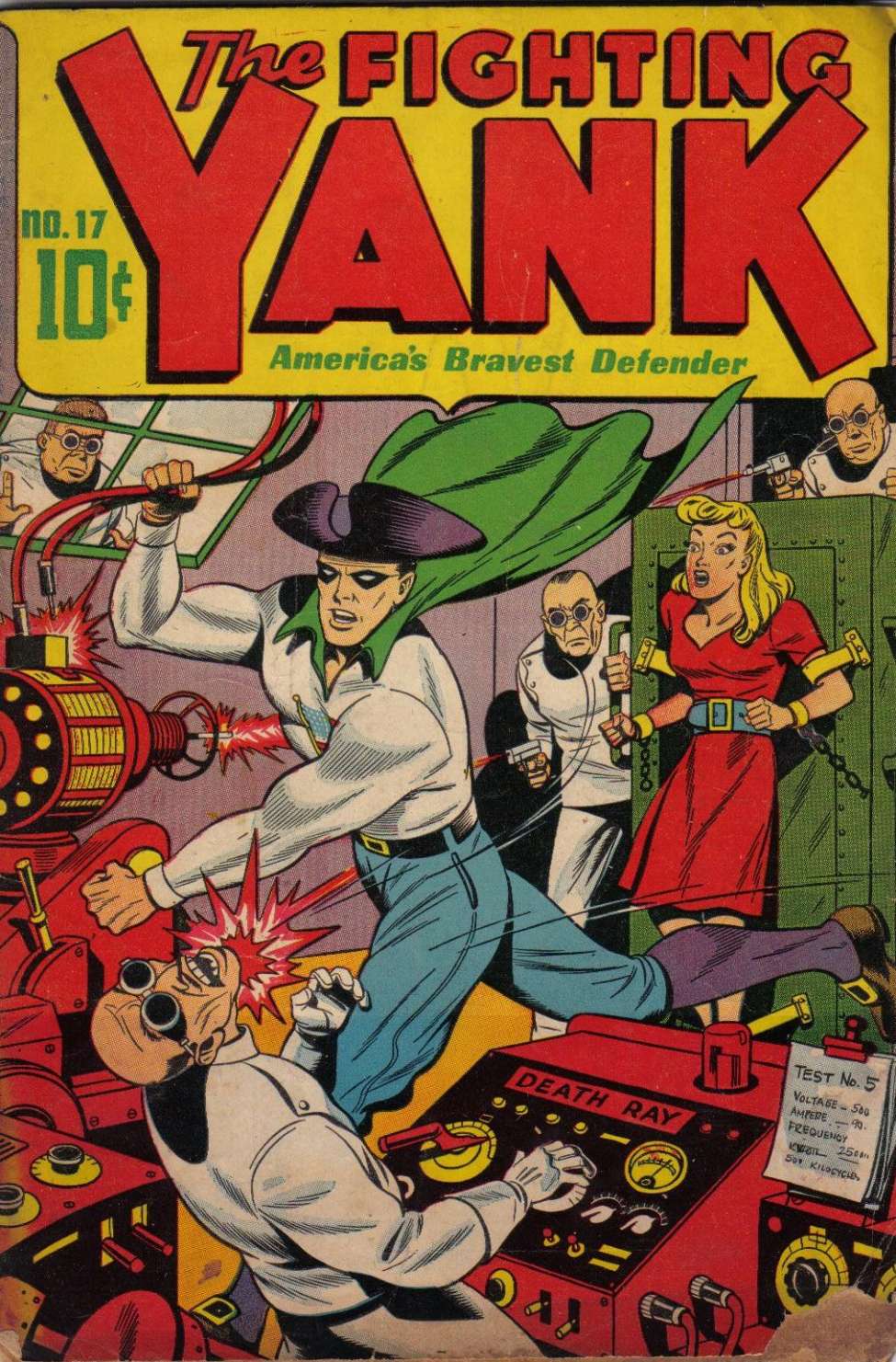 Comic Book Cover For The Fighting Yank 17