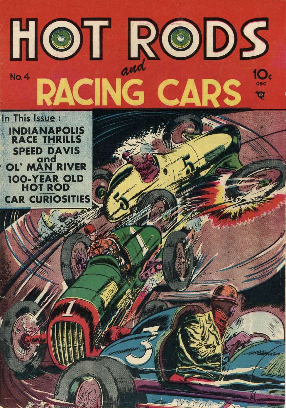 Comic Book Cover For Hot Rods and Racing Cars 4