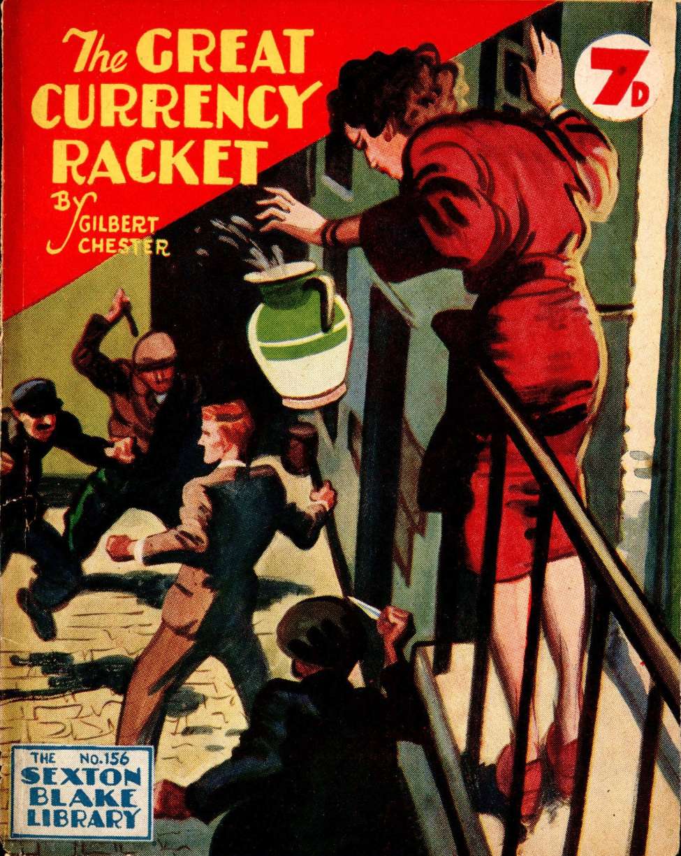 Book Cover For Sexton Blake Library S3 156 - The Great Currency Racket