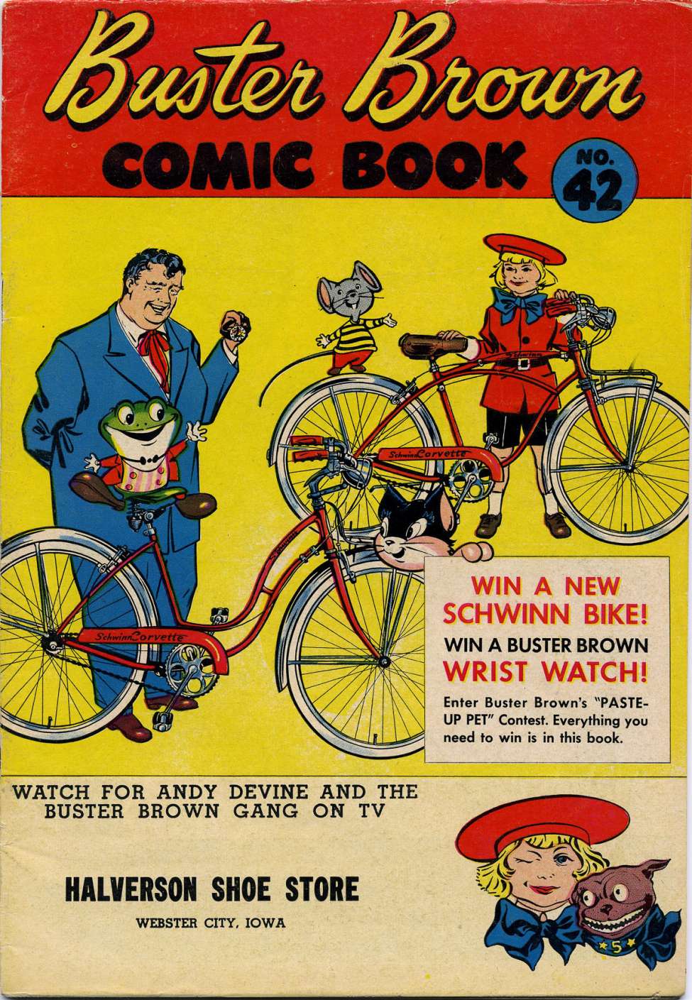 Comic Book Cover For Buster Brown 42