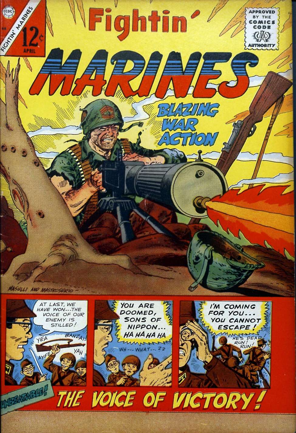 Comic Book Cover For Fightin' Marines 68