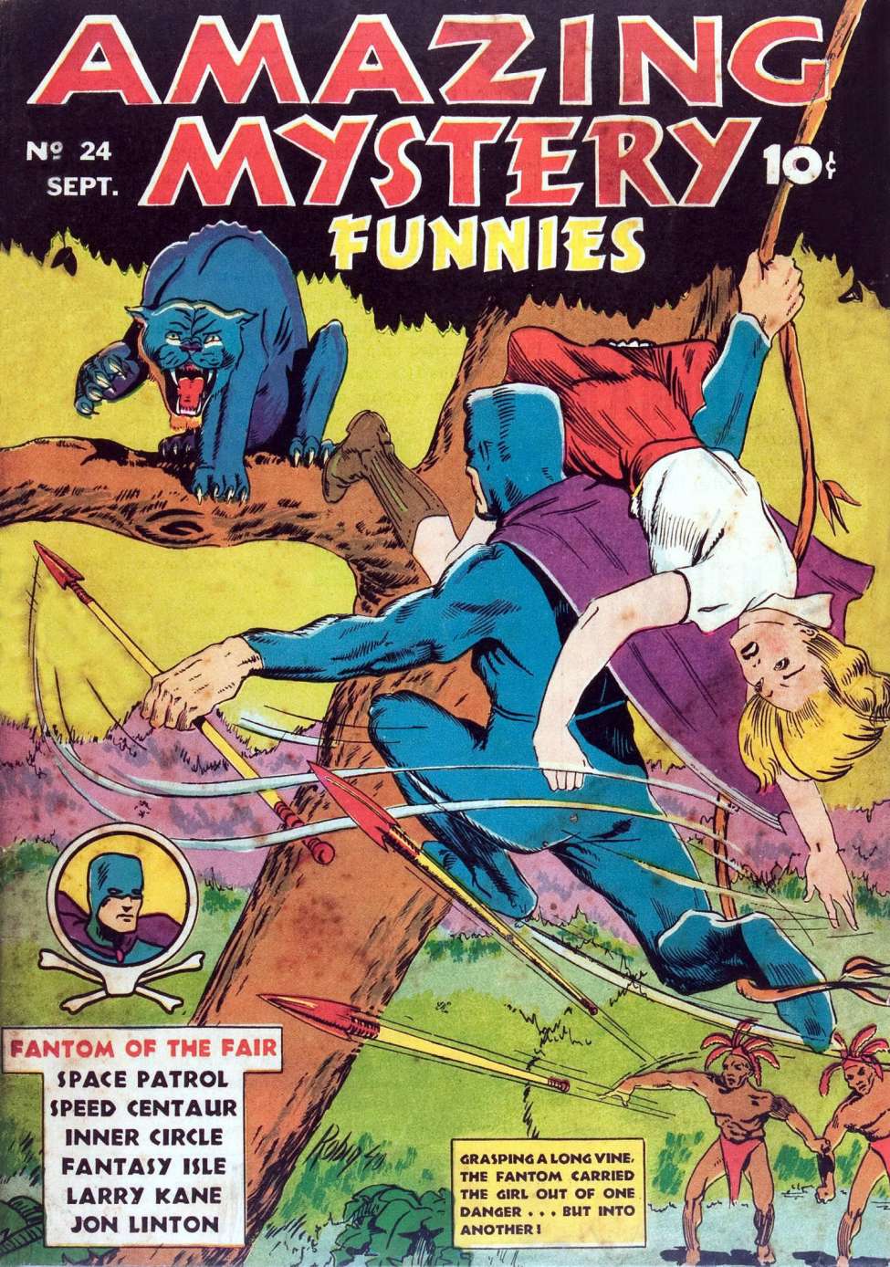 Book Cover For Amazing Mystery Funnies 24