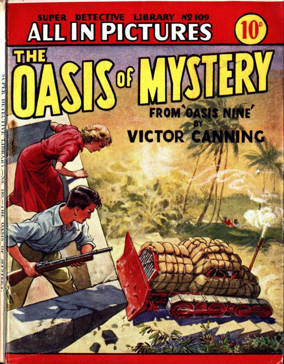 Book Cover For Super Detective Library 109 - The Oasis of Mystery