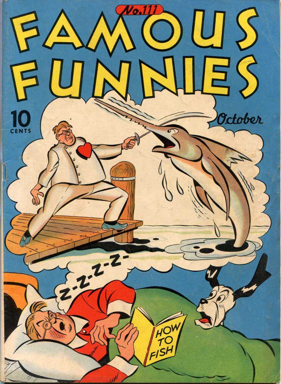 Book Cover For Famous Funnies 111